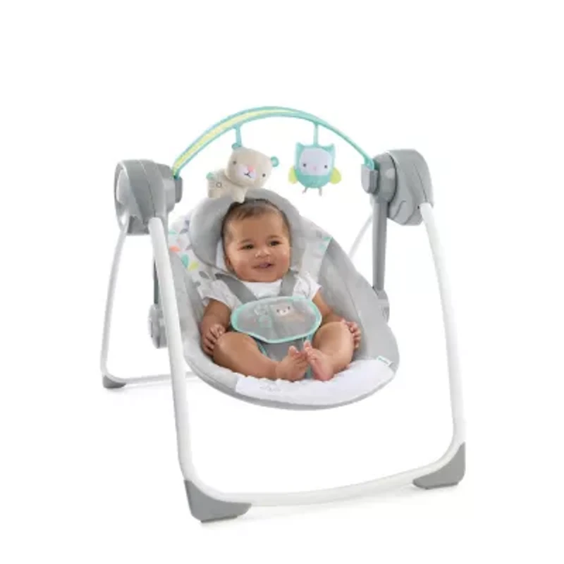 Comfort 2 Go Compact Portable Baby Swing, Fanciful Forest