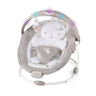 InLighten Baby Bouncer Seat with Light Up Toy Bar, Twinkle Tails