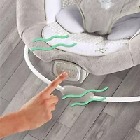 InLighten Baby Bouncer Seat with Light Up Toy Bar, Twinkle Tails