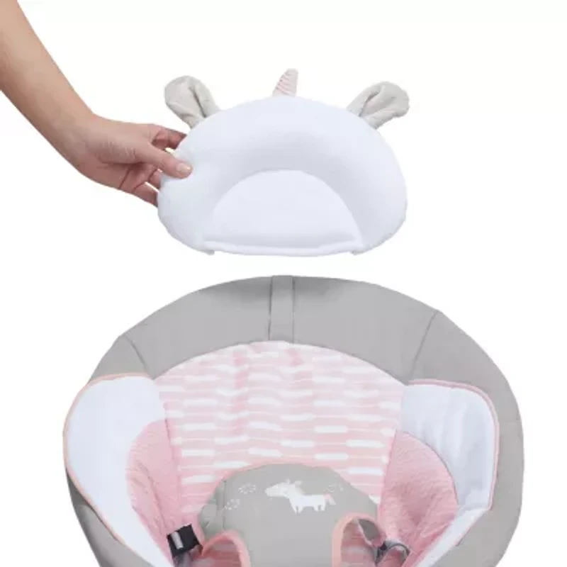 Soothing Baby Bouncer with Vibrating Infant Seat, Flora the Unicorn