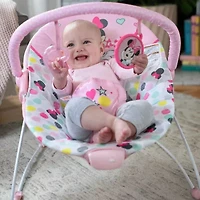 Disney Baby Minnie Mouse Vibrating Baby Bouncer, Spotty Dotty