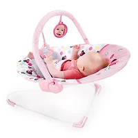 Disney Baby Minnie Mouse Vibrating Baby Bouncer, Spotty Dotty