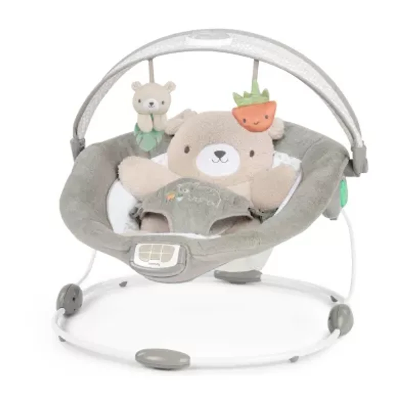 InLighten Baby Bouncer Seat with Light Up Toy Bar, Nate