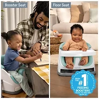 Baby Base 2-in-1 Booster Feeding and Floor Seat, Mis
