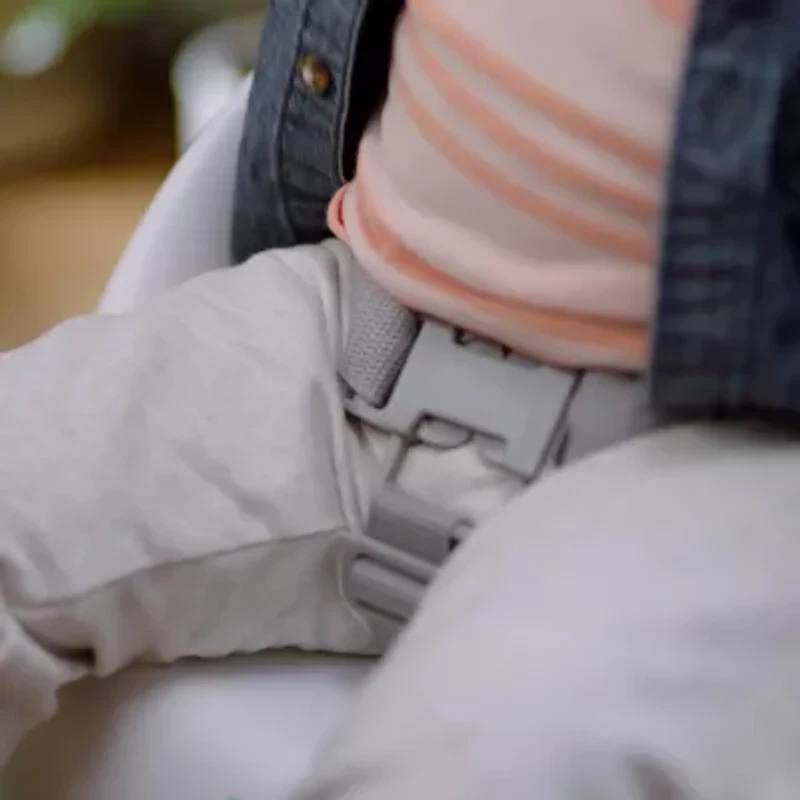 Simplicity Seat Easy-Clean Baby Booster Seat Feeding Chair - Grey