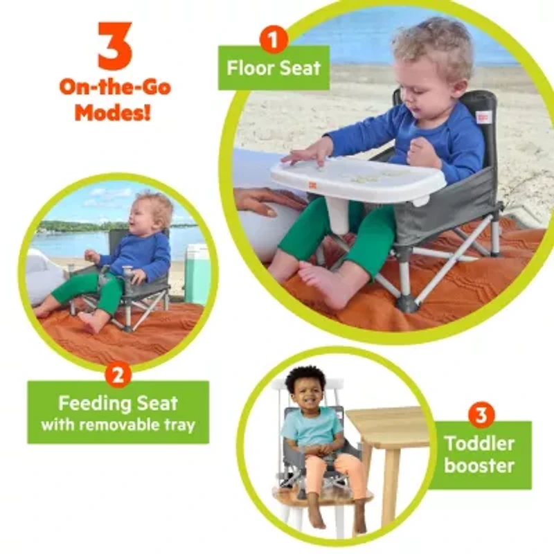 Pop 'N Sit Portable Booster, Grey