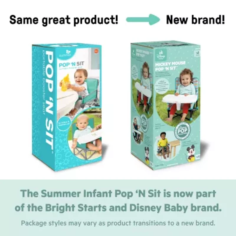 Disney Baby Pop 'N Sit Portable Booster, The Little Mermaid