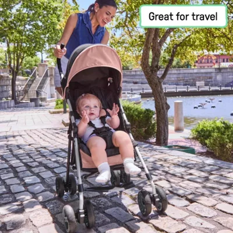 3D Mini Convenience Stroller, Dusty Rose