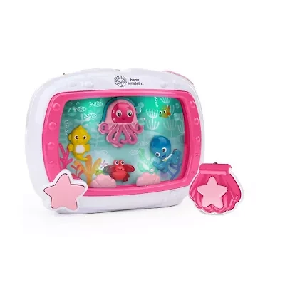 Sea Dreams Soother Musical Crib Toy and Sound Machine, Pink