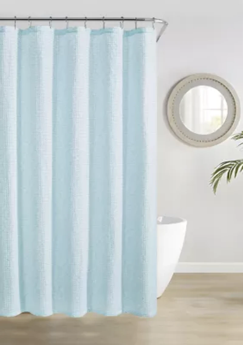 Waffle Shower Curtain
