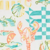 Beach Vibes Print Beach Towel