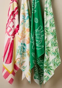 Beach Vibes Print Beach Towel
