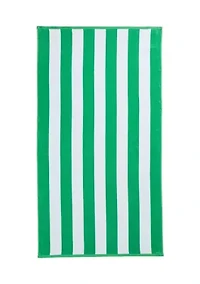 Cabana Stripe Jacquard Beach Towel