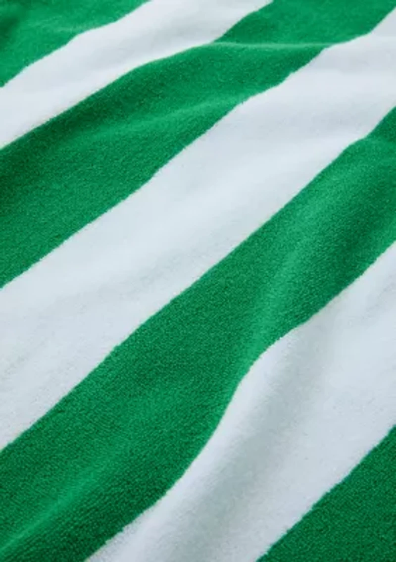 Cabana Stripe Jacquard Beach Towel