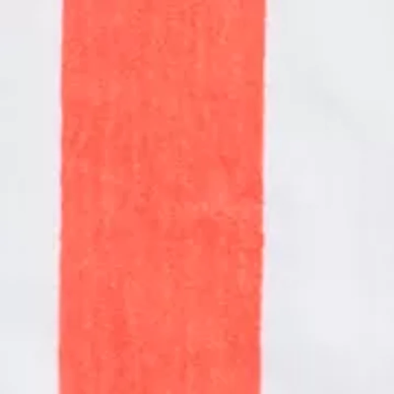 Cabana Stripe Coral Jacquard Beach Towel