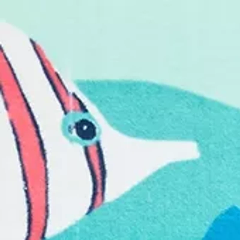 Fishy Print Beach Towel