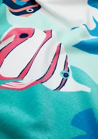 Fishy Print Beach Towel