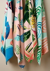 Fishy Print Beach Towel