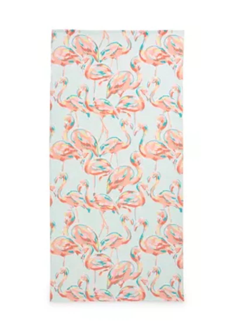 Flamingos Beach Towel