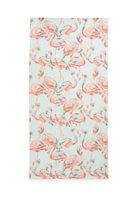 Flamingos Beach Towel