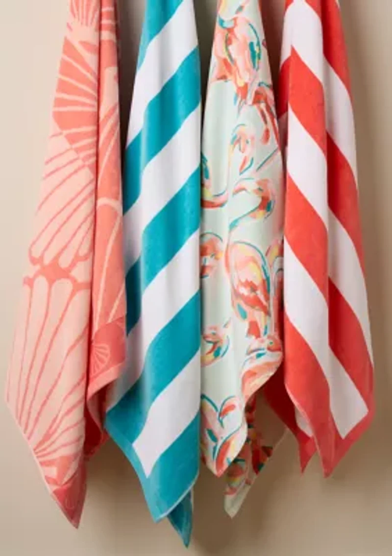 Flamingos Beach Towel