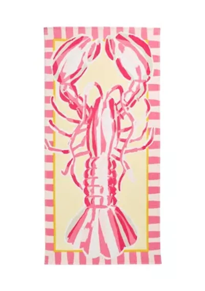 Lobster Beach Towel