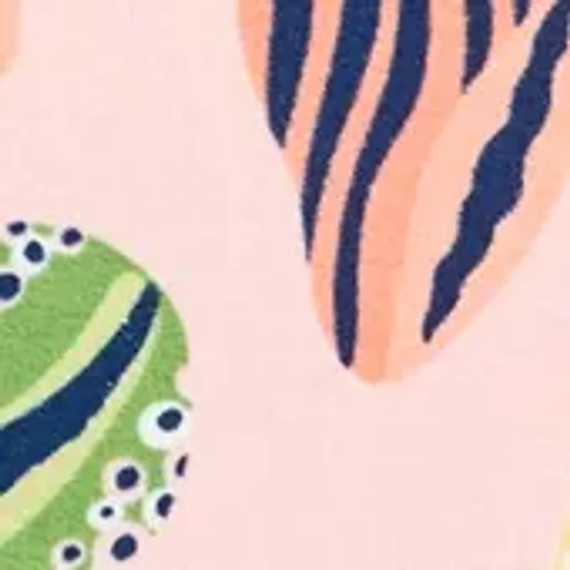 Mixed Shells Print Beach Towel