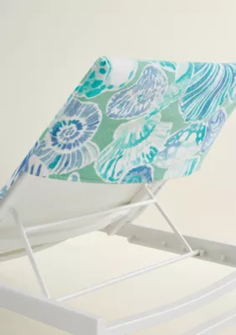 Shelly Aqua Beach Towel