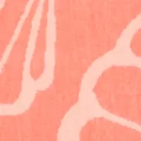 Split Shells Coral Jacquard Beach Towel