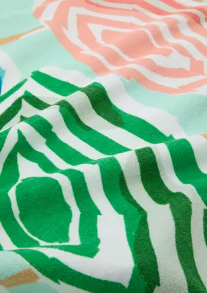 Umbrellas Print Beach Towel