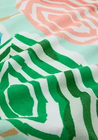 Umbrellas Print Beach Towel