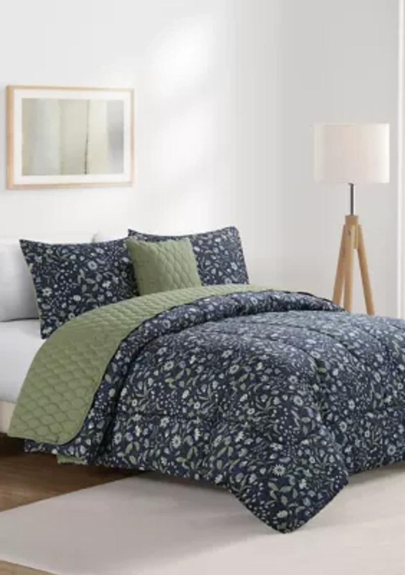 William Quilt & Comforter 5-Piece Set