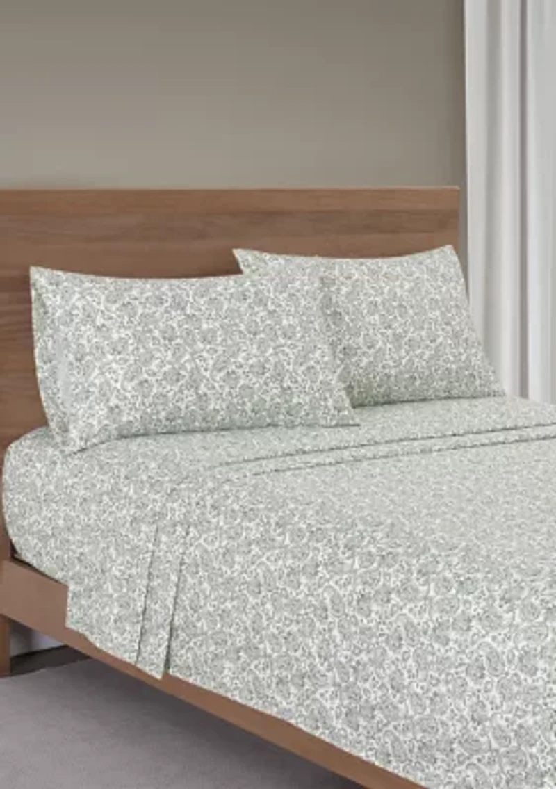 Water Paisley Sheet Set