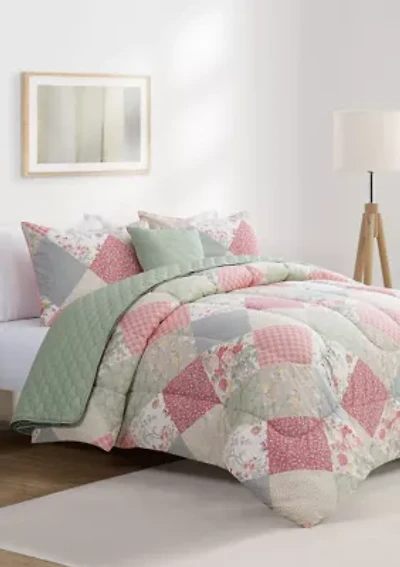 Estepona Patchwork 5 Piece ComforterSet