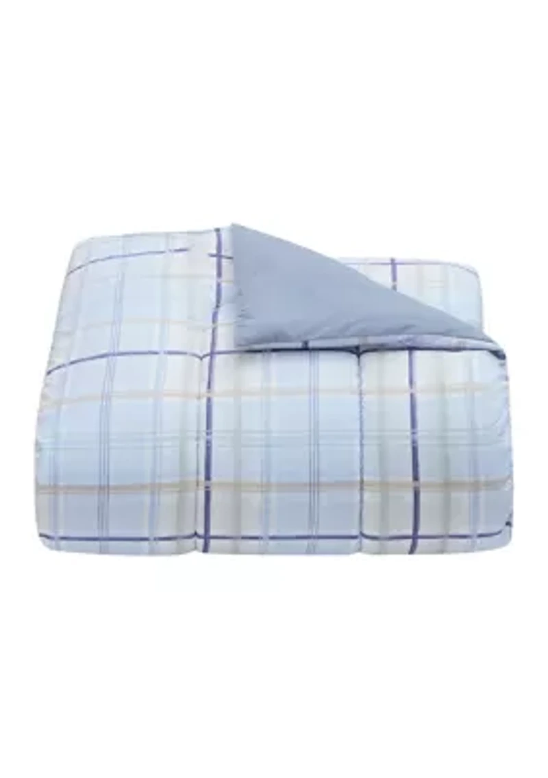 Clemson Plaid 5pc Comforter/Quilt Set