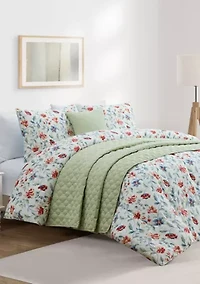 Eva 5 Piece Comforter/Quilt Set