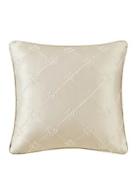 Square Embroidered Decorative Pillow