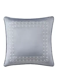 Square Embroidered Decorative Pillow