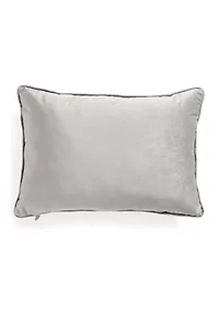 Tufted Velvet Oblong Pillow