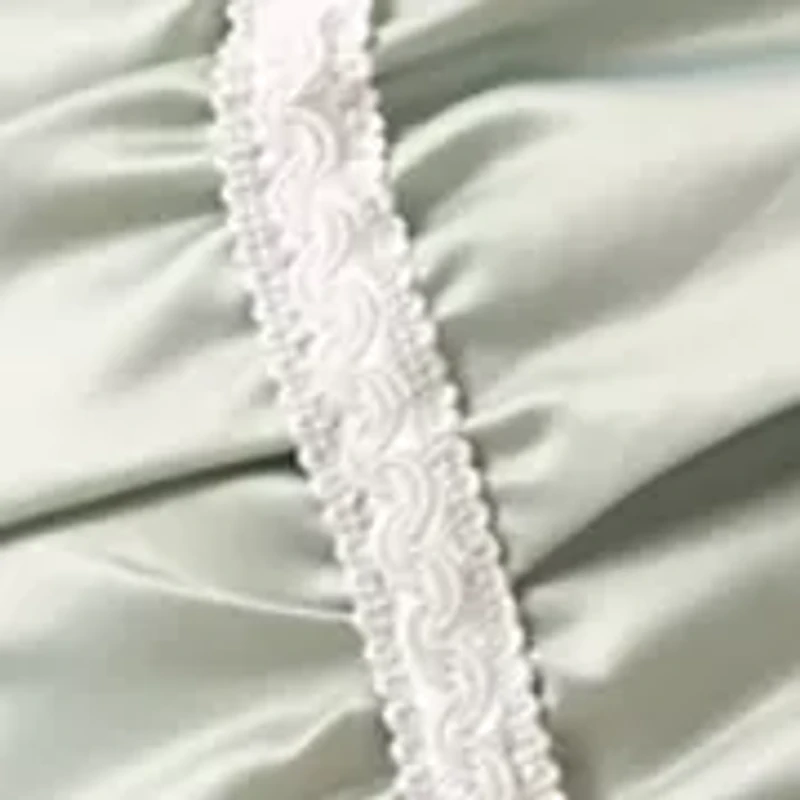 Ruched Decorative Throw Pillow