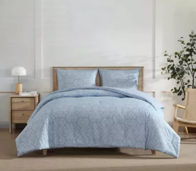Stearns & Foster Milano 3 piece Comforter + Sham Set