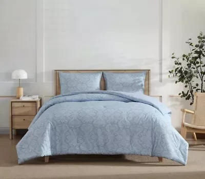 Stearns & Foster Milano 3 piece Comforter + Sham Set