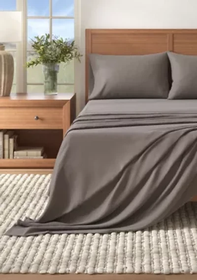 Turkish Cotton Solid Flannel Sheet Set