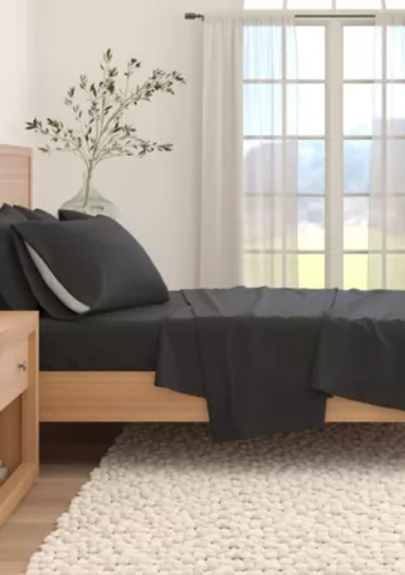Turkish Cotton Solid Flannel Sheet Set