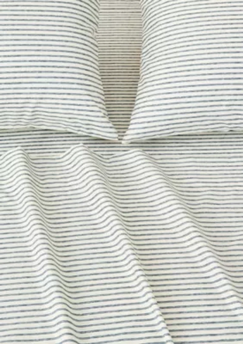 Striped Microfiber Sheet Set