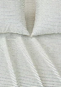 Striped Microfiber Sheet Set