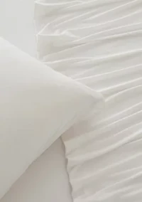 Heathered Melange T-shirt Jersey Knit Cotton Sheet Set