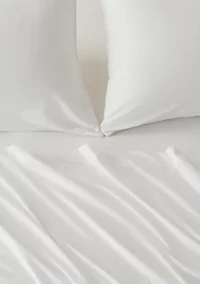 Heathered Melange T-shirt Jersey Knit Cotton Sheet Set