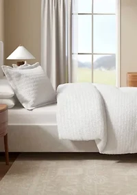 Cotton Waffle Weave Duvet Set