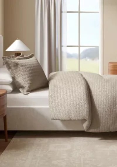 Cotton Waffle Weave Duvet Set